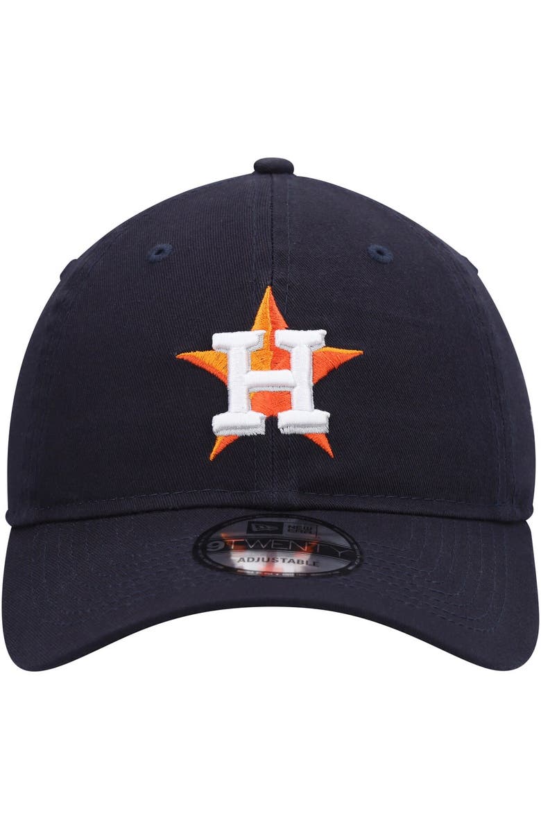 New Era Men's New Era Navy Houston Astros Logo Replica Core Classic 9TWENTY Adjustable Hat, Alternate, color, Navy