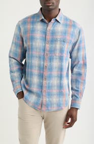 Tommy Bahama Palo Alto Plaid Cotton Button-Up Shirt