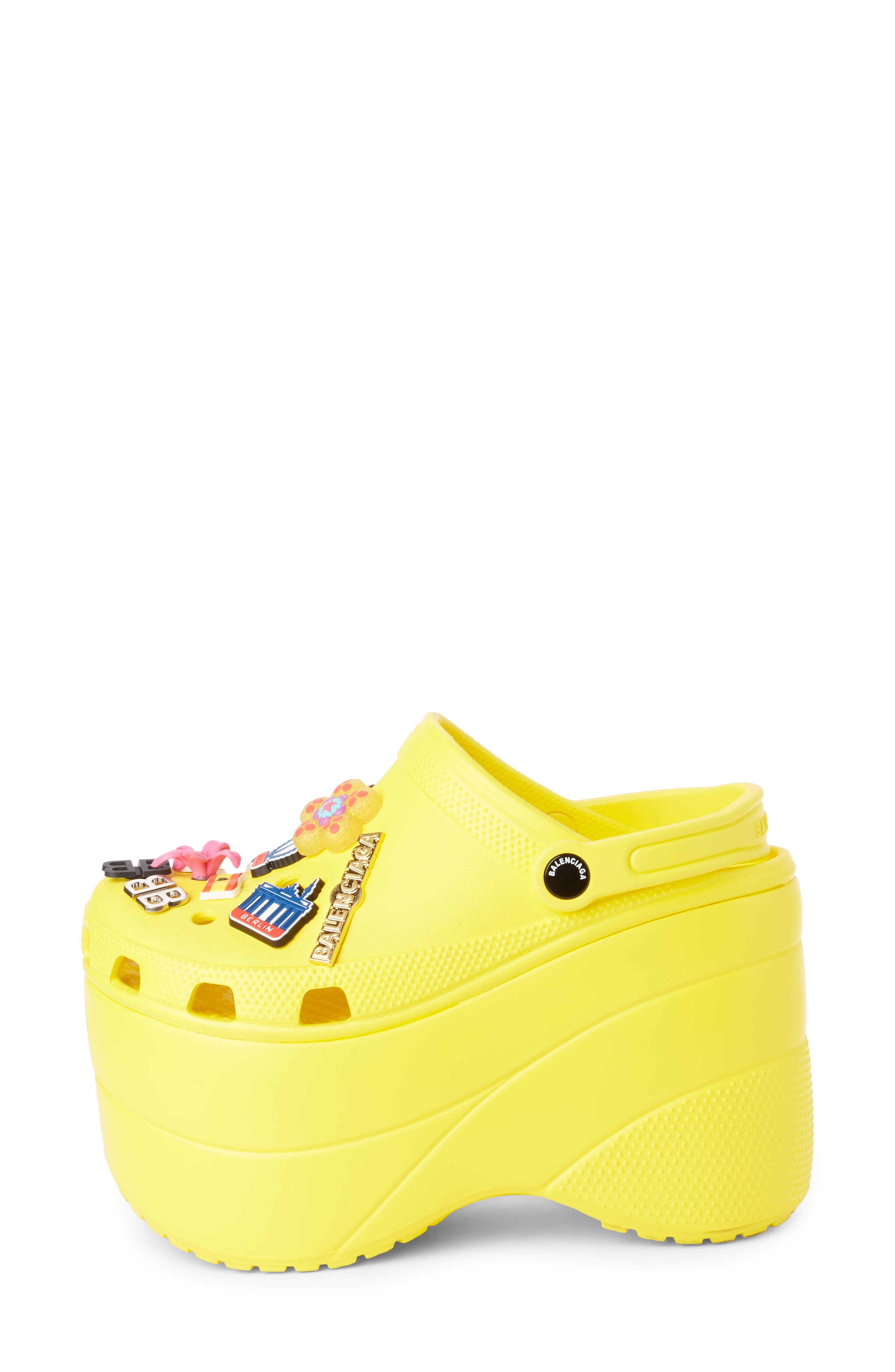 Balenciaga Foam Embellished Platform Clog, Alternate, color, 