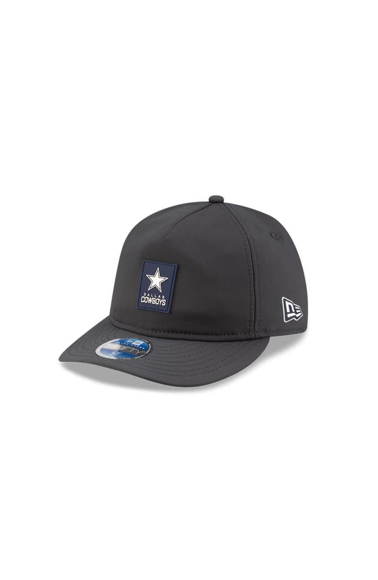 New Era Men's New Era Charcoal Dallas Cowboys 2025 Sideline Cold Weather Retro Crown 59FIFTY Fitted Hat, Main, color, Charcoal