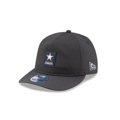 Men's New Era Charcoal Dallas Cowboys 2025 Sideline Cold Weather Retro Crown 59FIFTY Fitted Hat
