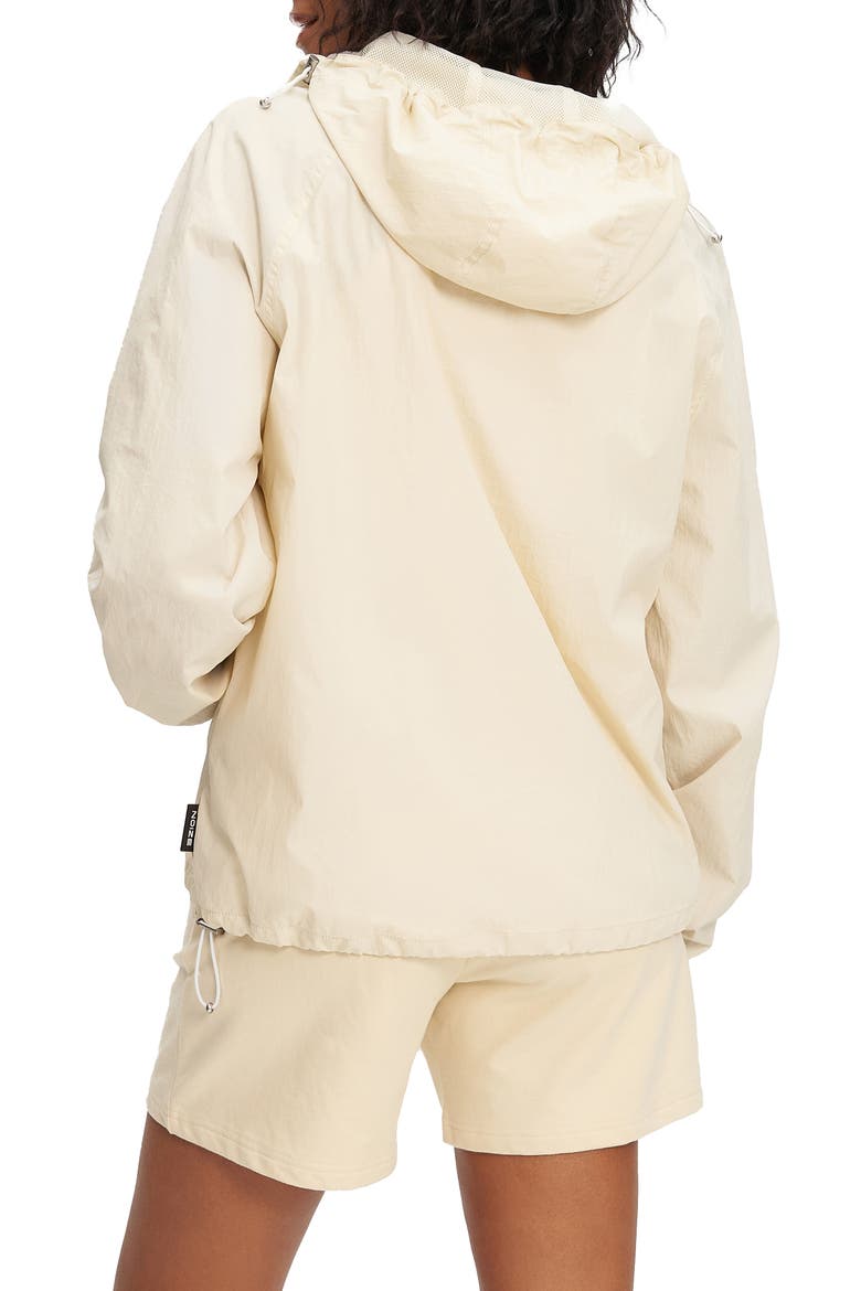 Hooded Pullover Windbreaker, Alternate, color, OYSTER