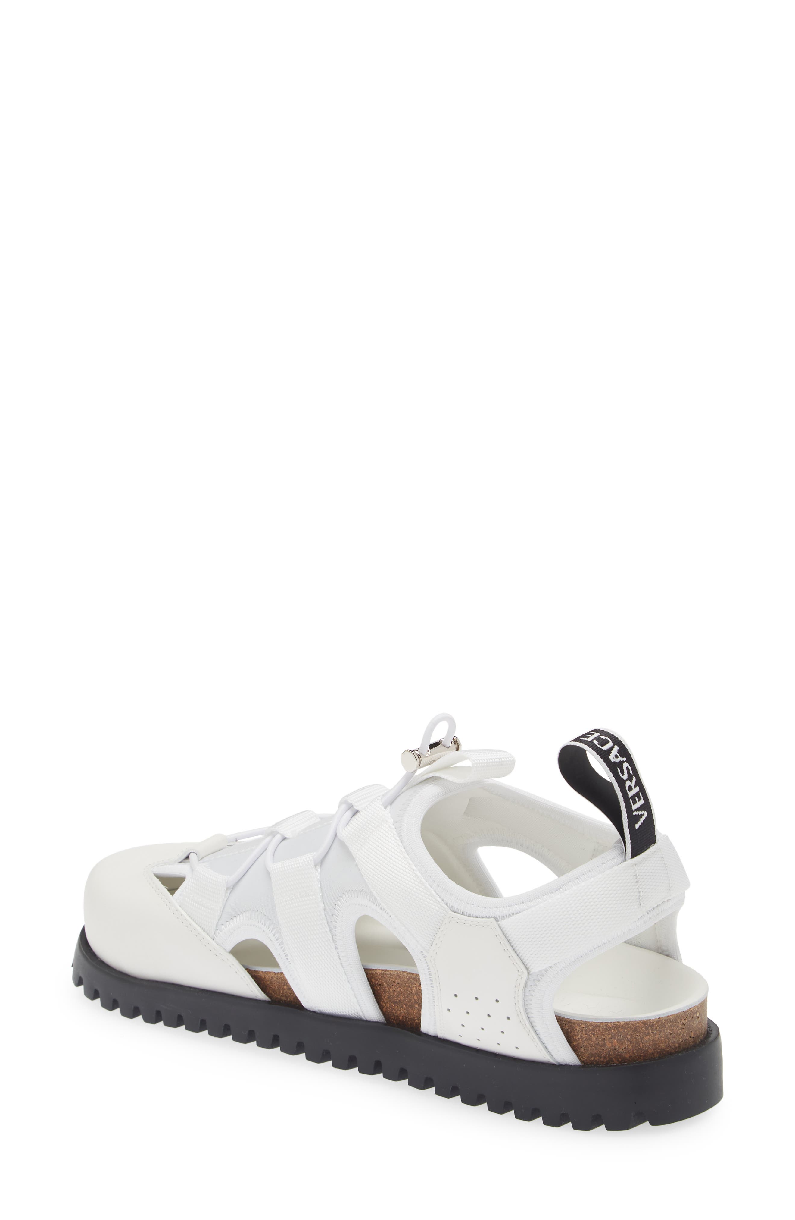 Medusa Track Sandal, Alternate, color, WHITE PALLADIUM