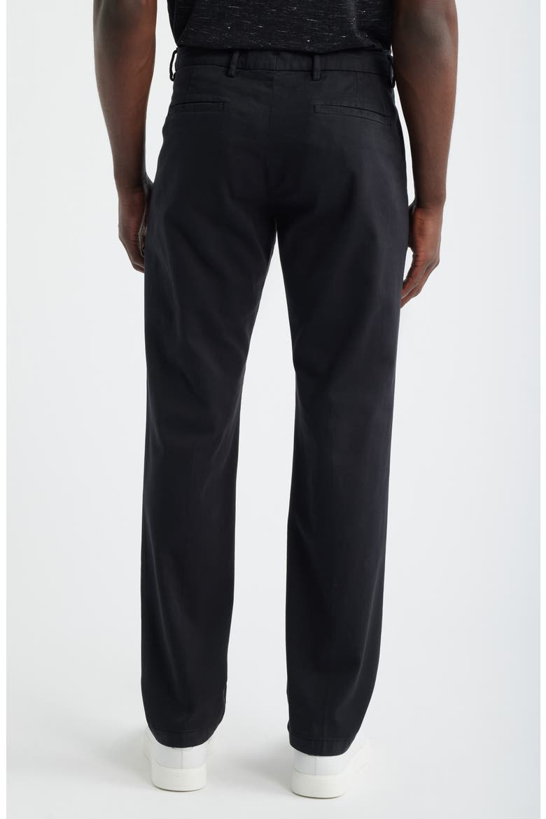 Stretch Cotton Blend Twill Chinos, Alternate, color, CAVIAR