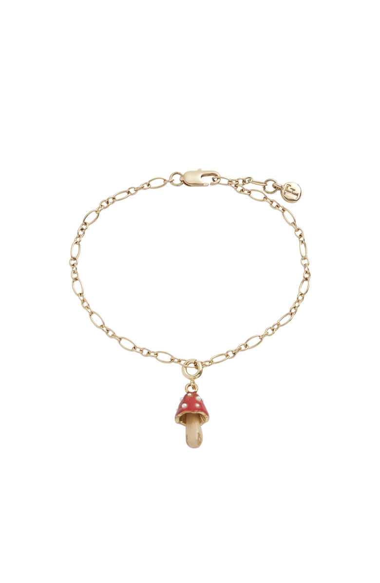 Fable England Enamel Mushroom Charm, Alternate, color, Multi & Gold