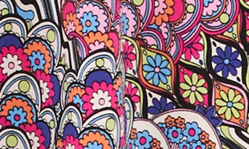 Chaus Mixed Print A-line Midi Dress In Multi