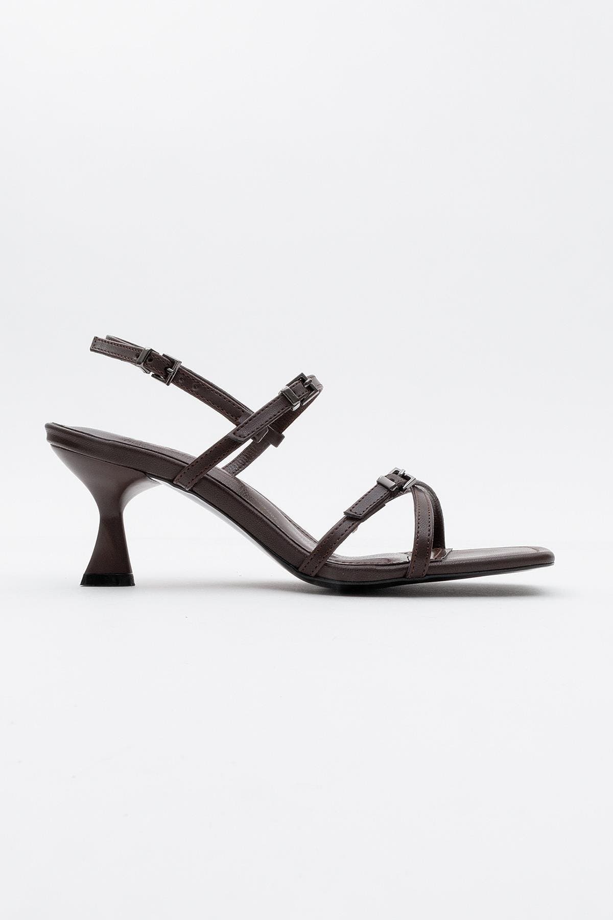 Nebel Strappy Stiletto Sandal, Alternate, color, Brown