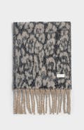 Katie Loxton Recycled Checked Tassel Scarf