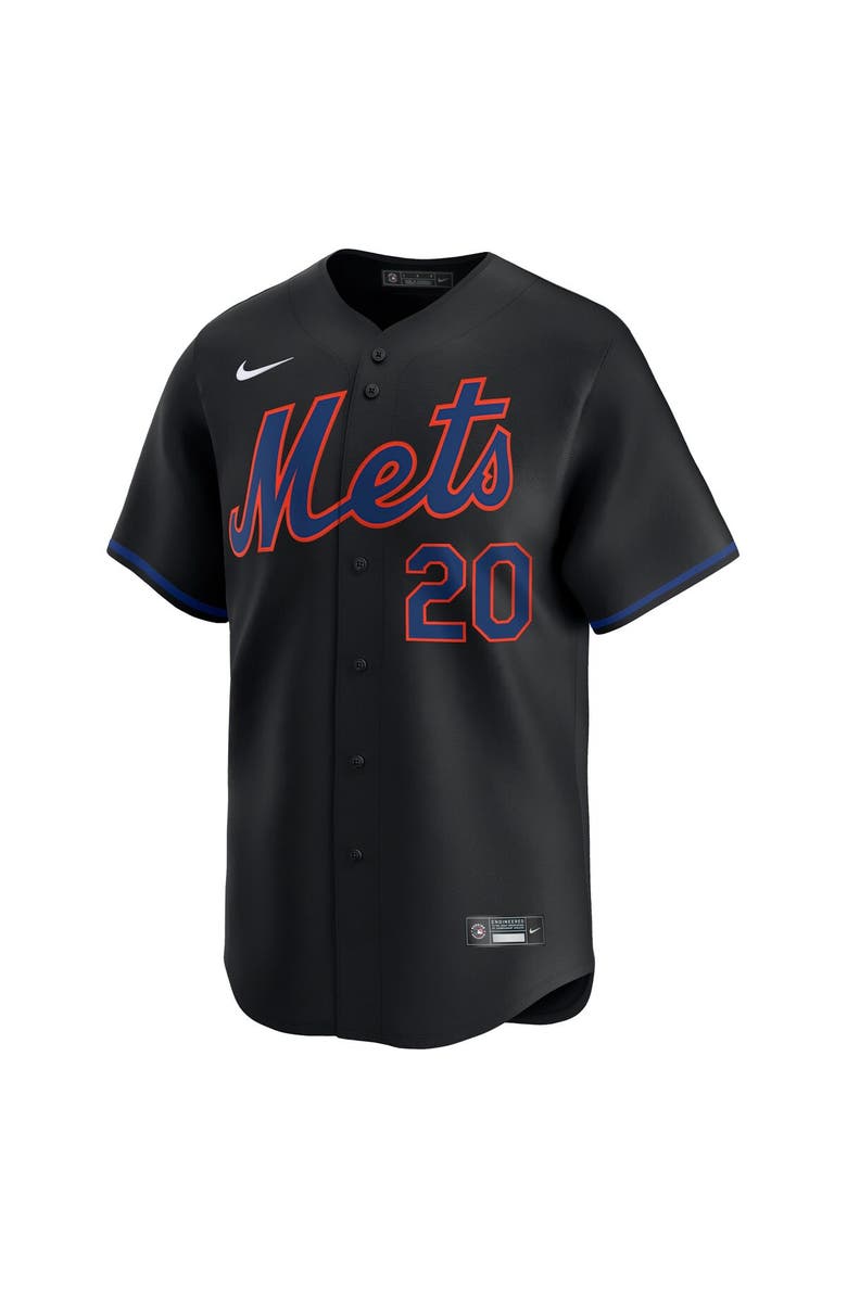 Nike Men's Nike Pete Alonso Black New York Mets Alternate Limited Player Jersey, Alternate, color,