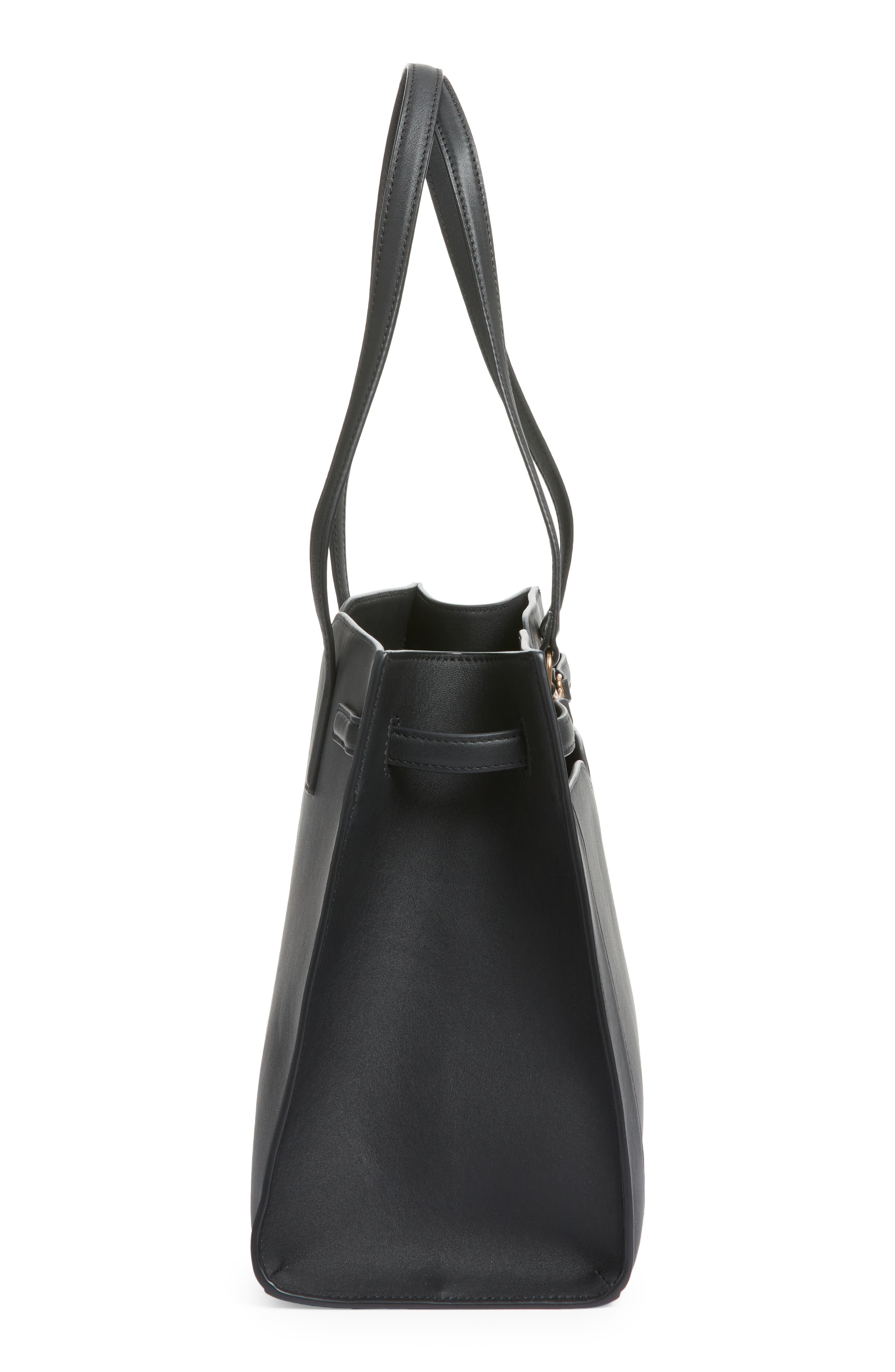 Sam Edelman Loraine Leather Box Tote, Alternate, color, 