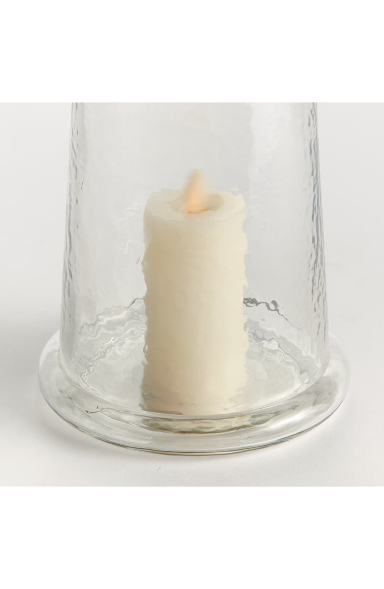 Napa Home & Garden Gabriel Hurricane Small - Tapered Clear Glass Candle Holder, Alternate, color, 
