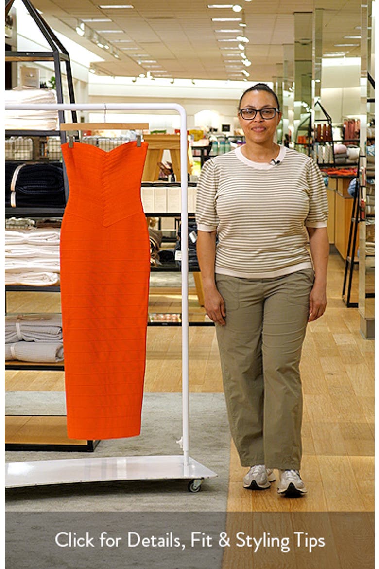 The Sweetheart Strapless Bandage Dress video