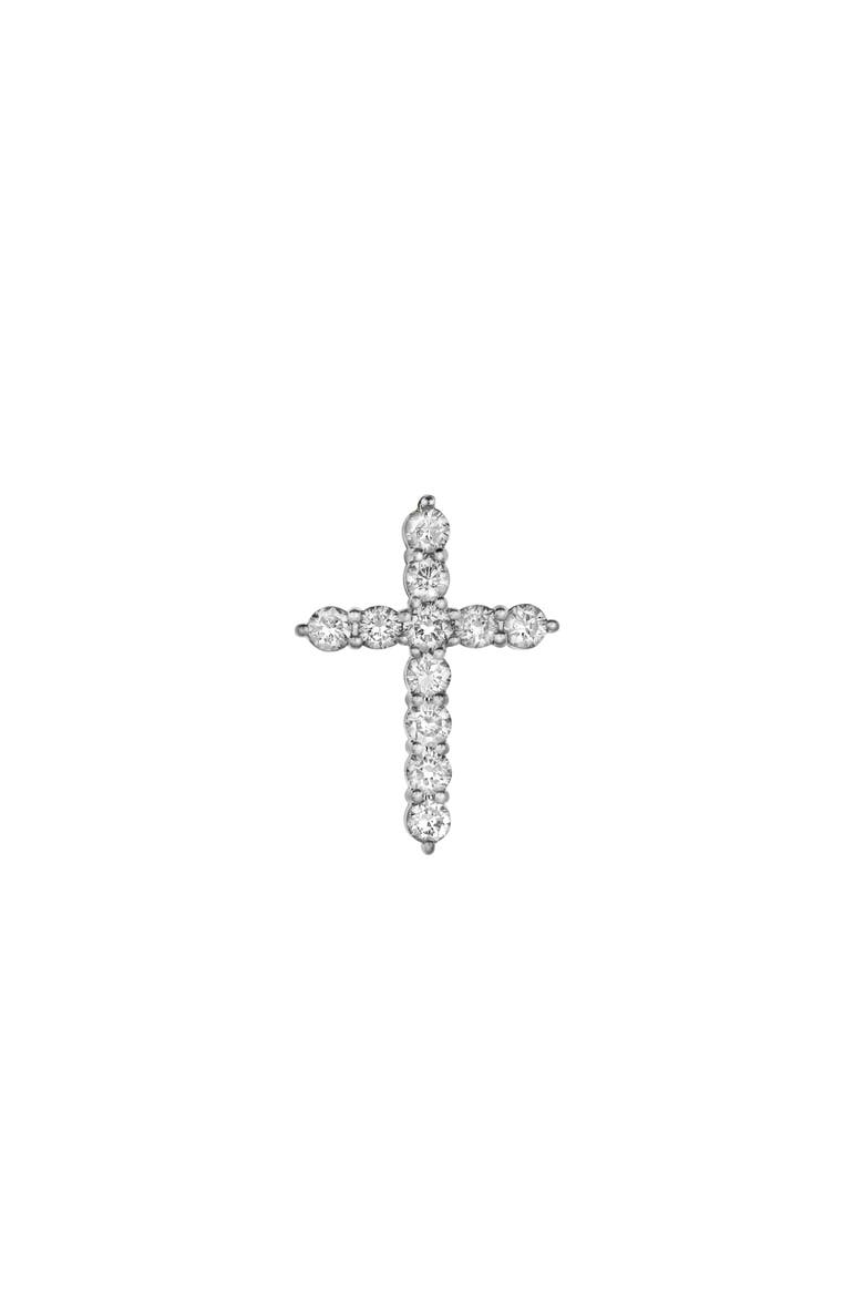 Christian Cross Pommee Diamond Pendant in 10K Yellow Gold, Main, color, 10K Yellow Gold