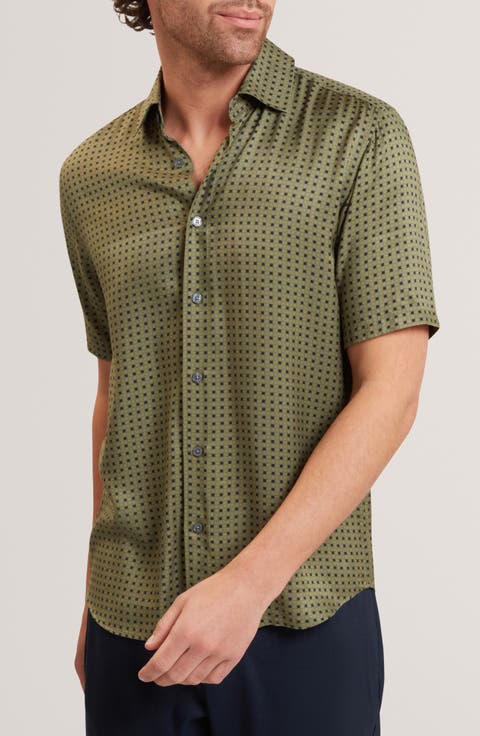 Allistr Check Short Sleeve Button-Up Shirt