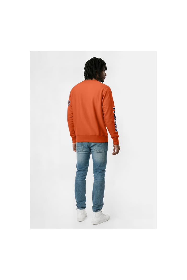 Men's Champion  Orange Detroit Tigers Reverse Weave Chenille Sweatshirt, Alternate, color, Orange
