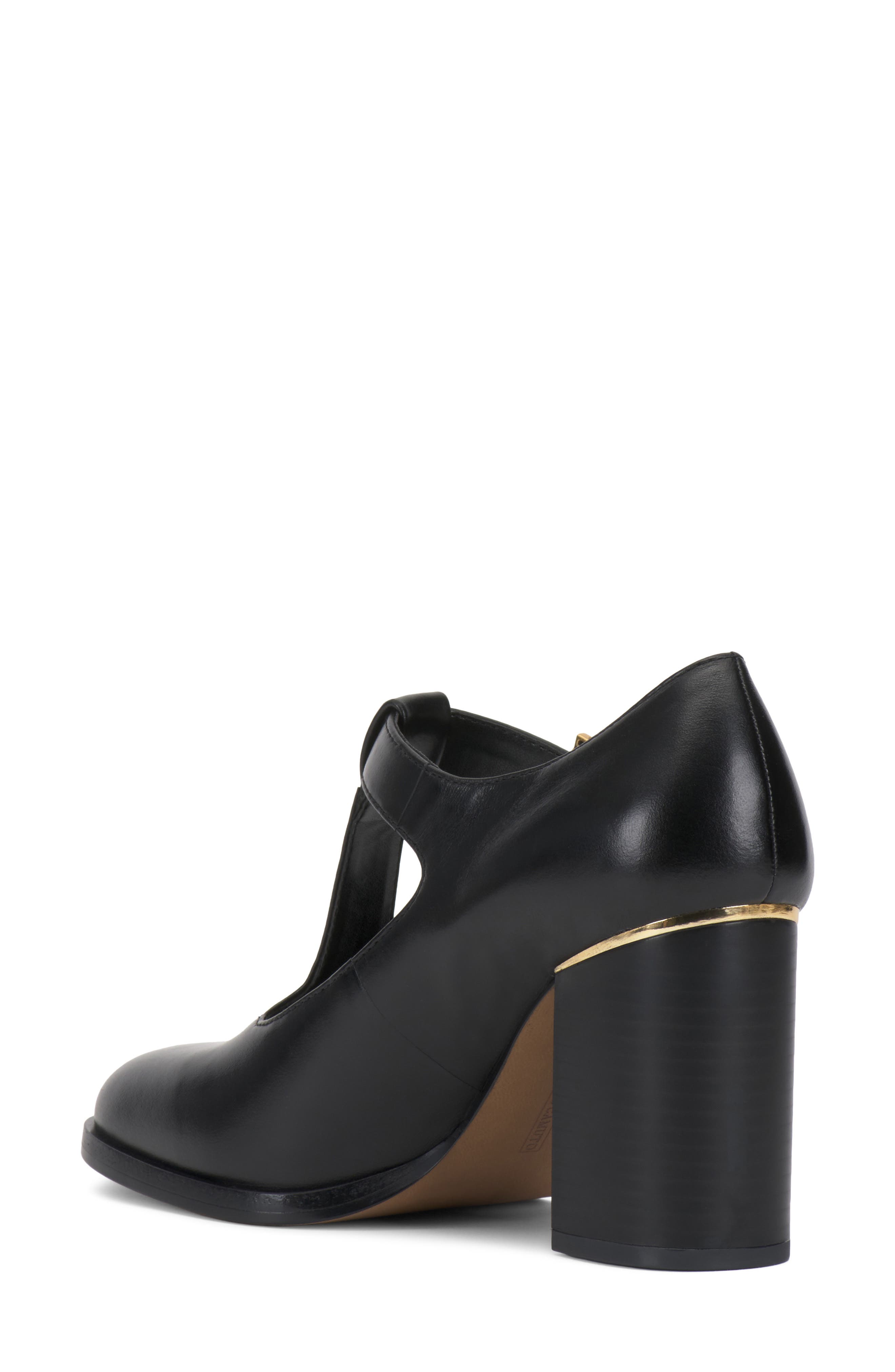Micha T-Strap Pump, Alternate, color, BLACK