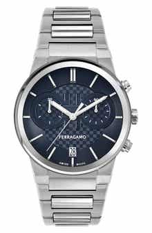 FERRAGAMO Sapphire Chronograph Bracelet Watch, 41mm