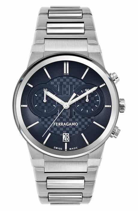 FERRAGAMO Sapphire Chronograph Bracelet Watch, 41mm
