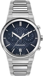 FERRAGAMO Sapphire Chronograph Bracelet Watch, 41mm
