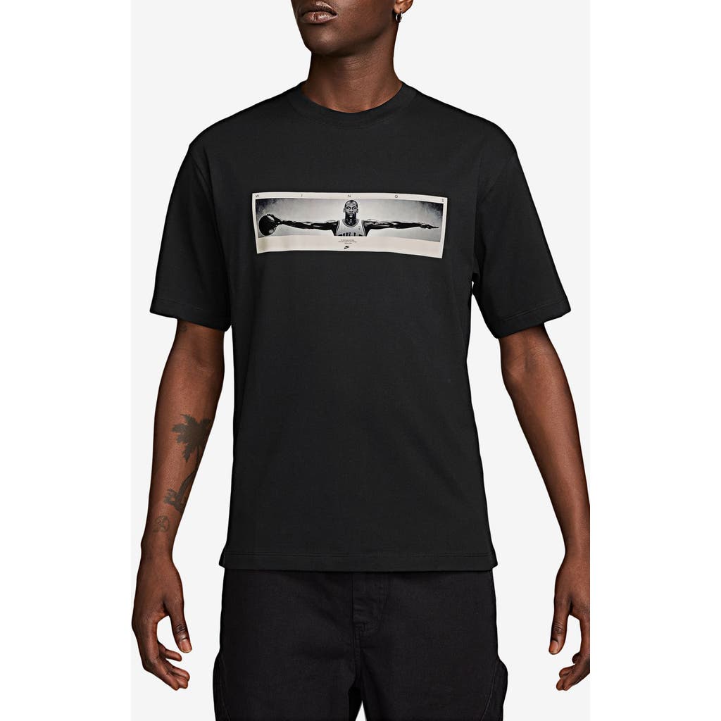Jordan Photo Graphic T-shirt In Black