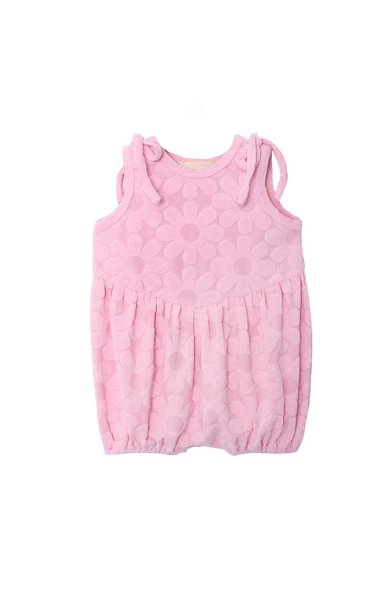 Mabel + Honey Tilly Sleeveless with Knot Detail Romper, Main, color, Pink