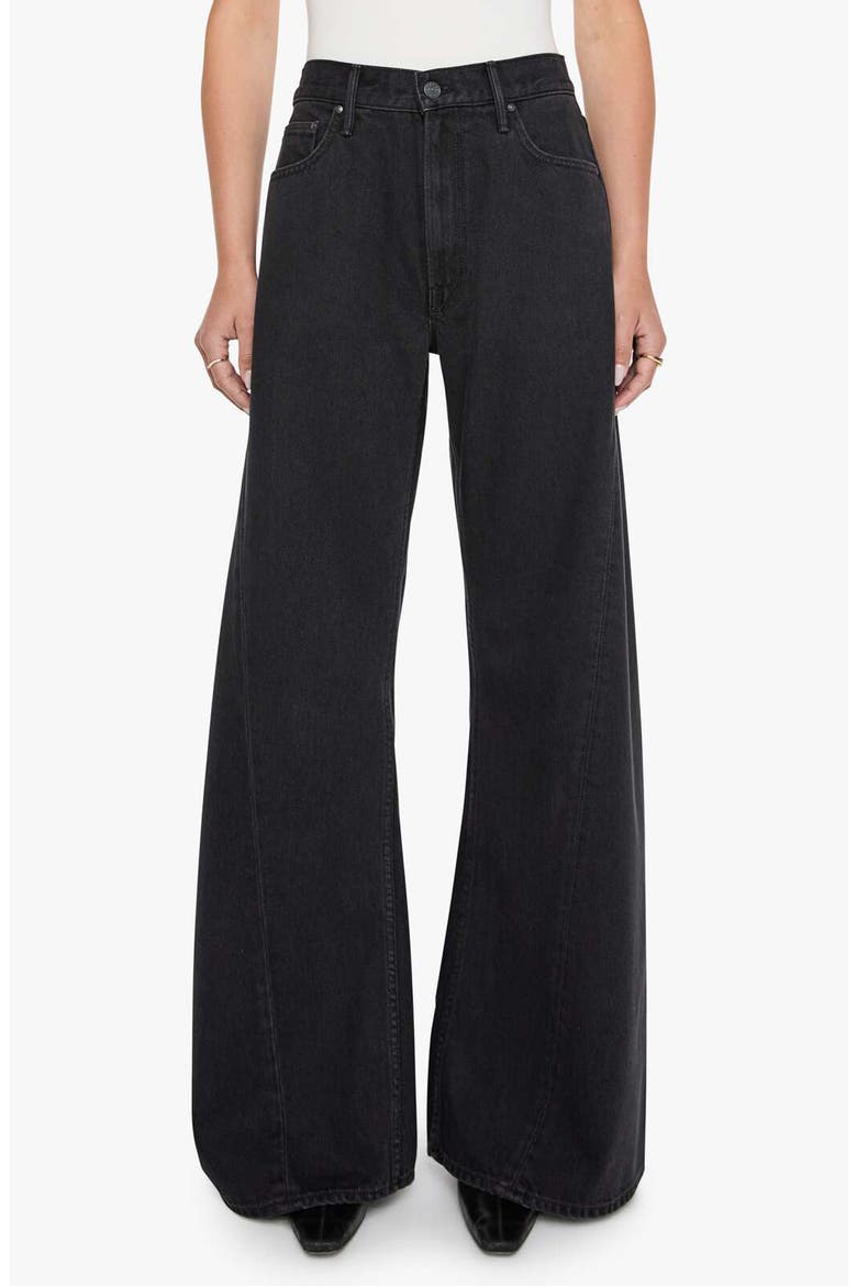The Lemon Twist Sneak High Waist Wide Leg Jeans, Main, color, DINNERS SERVED