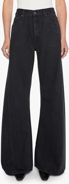 MOTHER The Lemon Twist Sneak High Waist Wide Leg Jeans