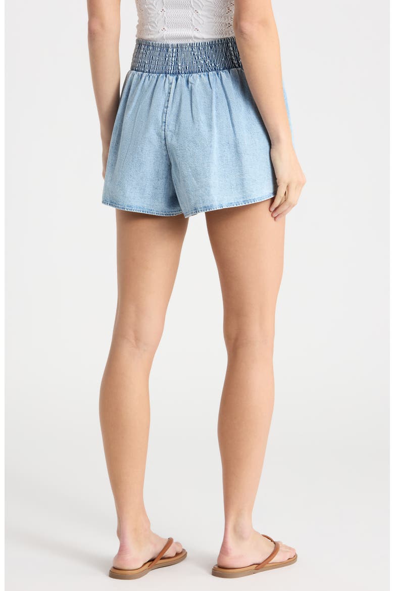 Paradise Denim Skort, Alternate, color, INDIGO BLUE