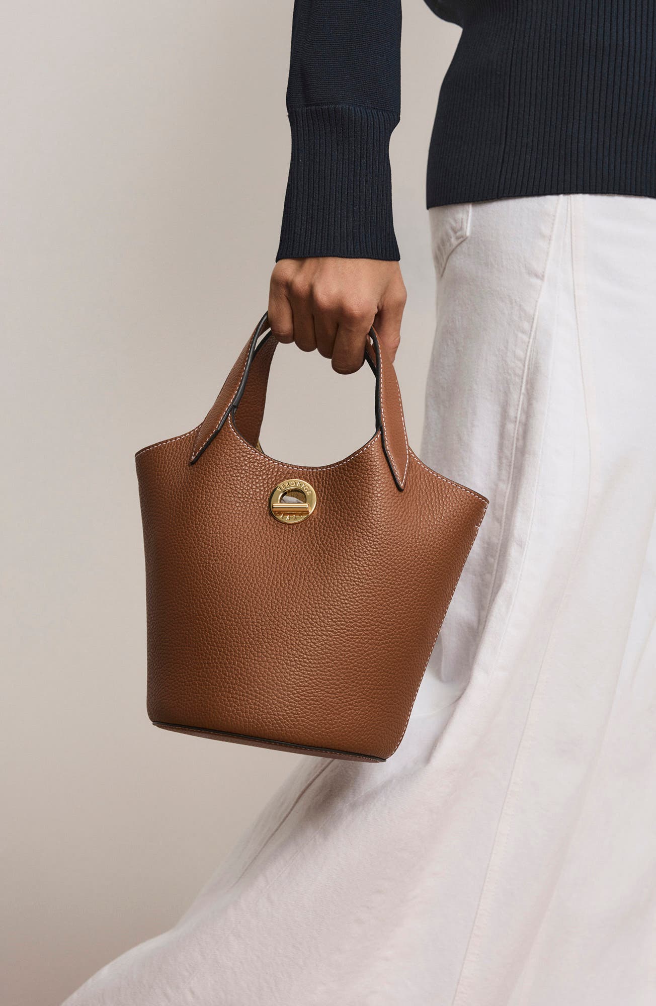 Anchor Leather Top-Handle Bag, Alternate, color, HAZELWOOD