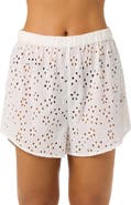 O'Neill Pam Cotton Eyelet Cover-Up Shorts