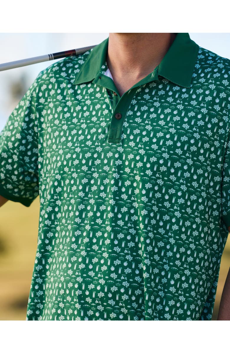 Kenny Flowers The Green Placket - Golf Shirt, Alternate, color, Green