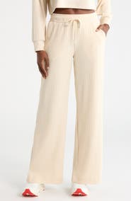 Beyond Yoga Breathe Easy Ribbed Drawstring Waist Pants