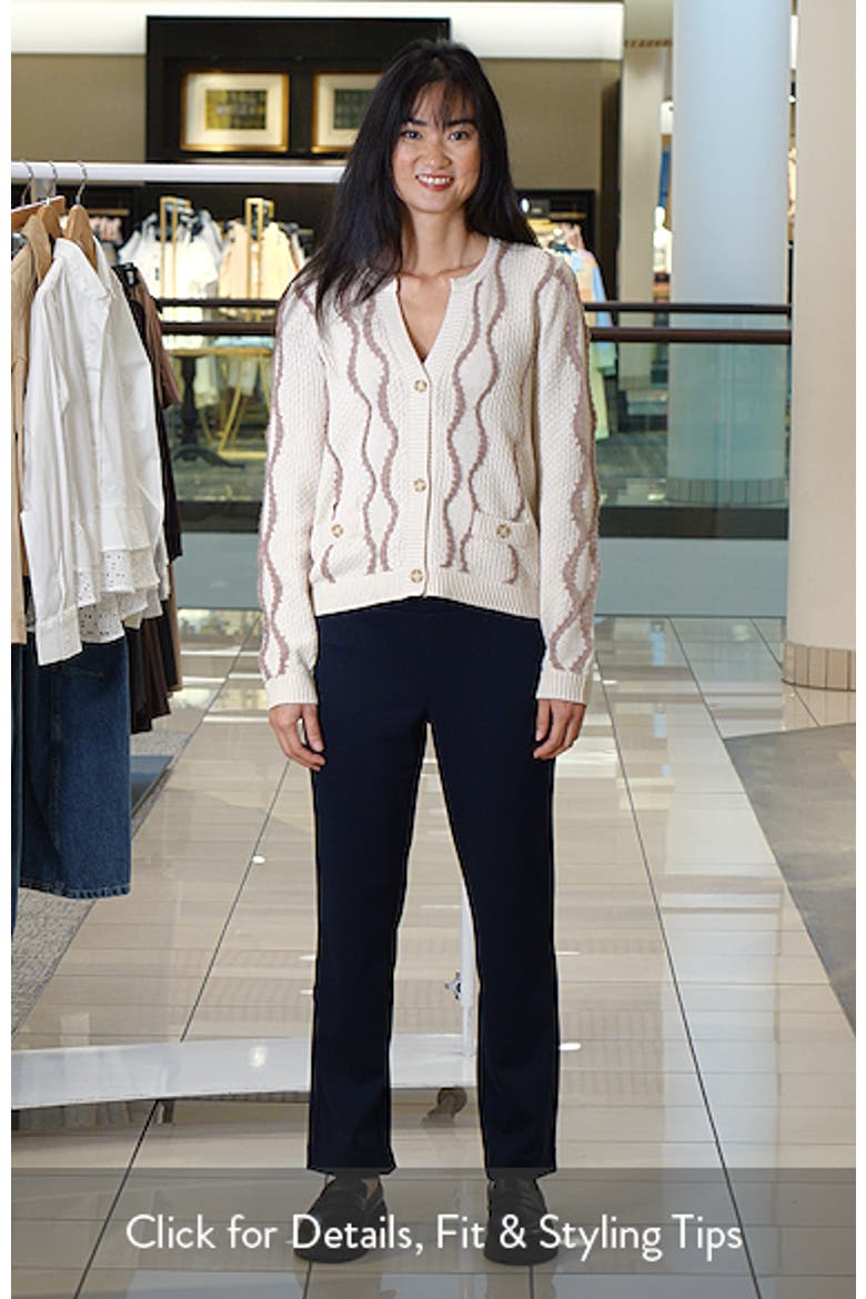 Textured Wave Cotton Blend Cardigan video