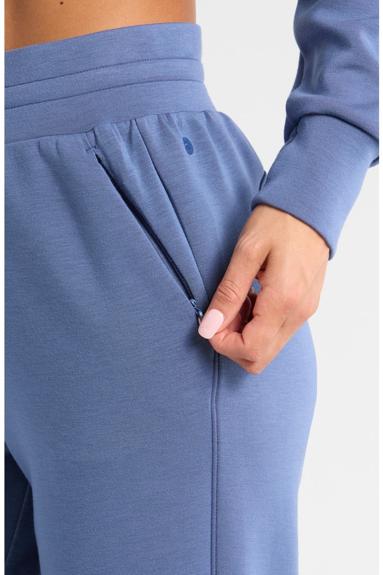 Soft Scuba Knit Liftoff Drawstring Ankle Pants, Alternate, color, BLUE INDIGO