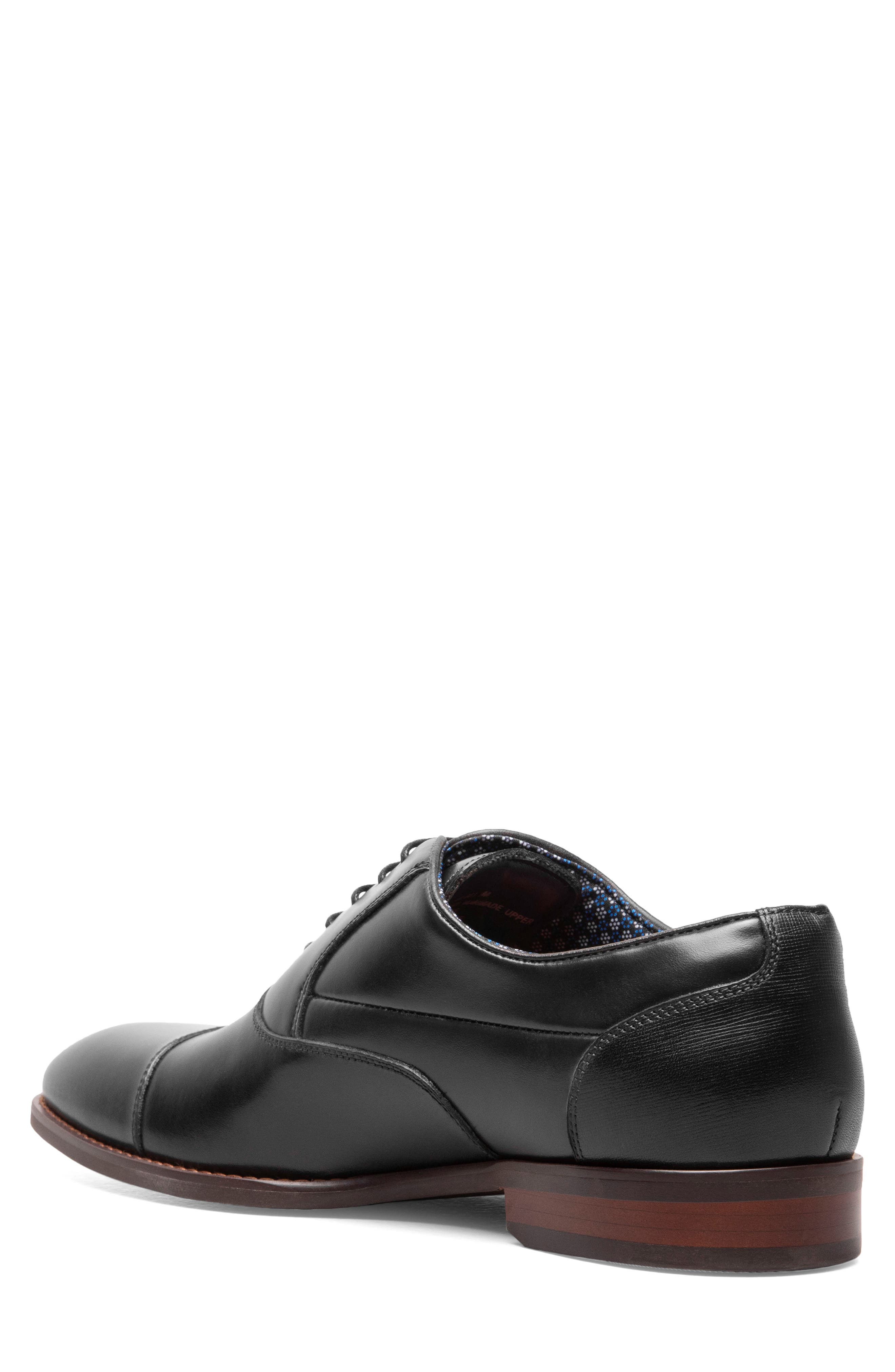 Stacy Adams Kallum Cap Toe Oxford, Alternate, color, Black