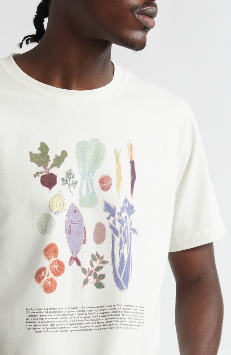 De Bonne Facture Tunisian Recipe Graphic T-Shirt, Alternate, color, Tunisian Recipe