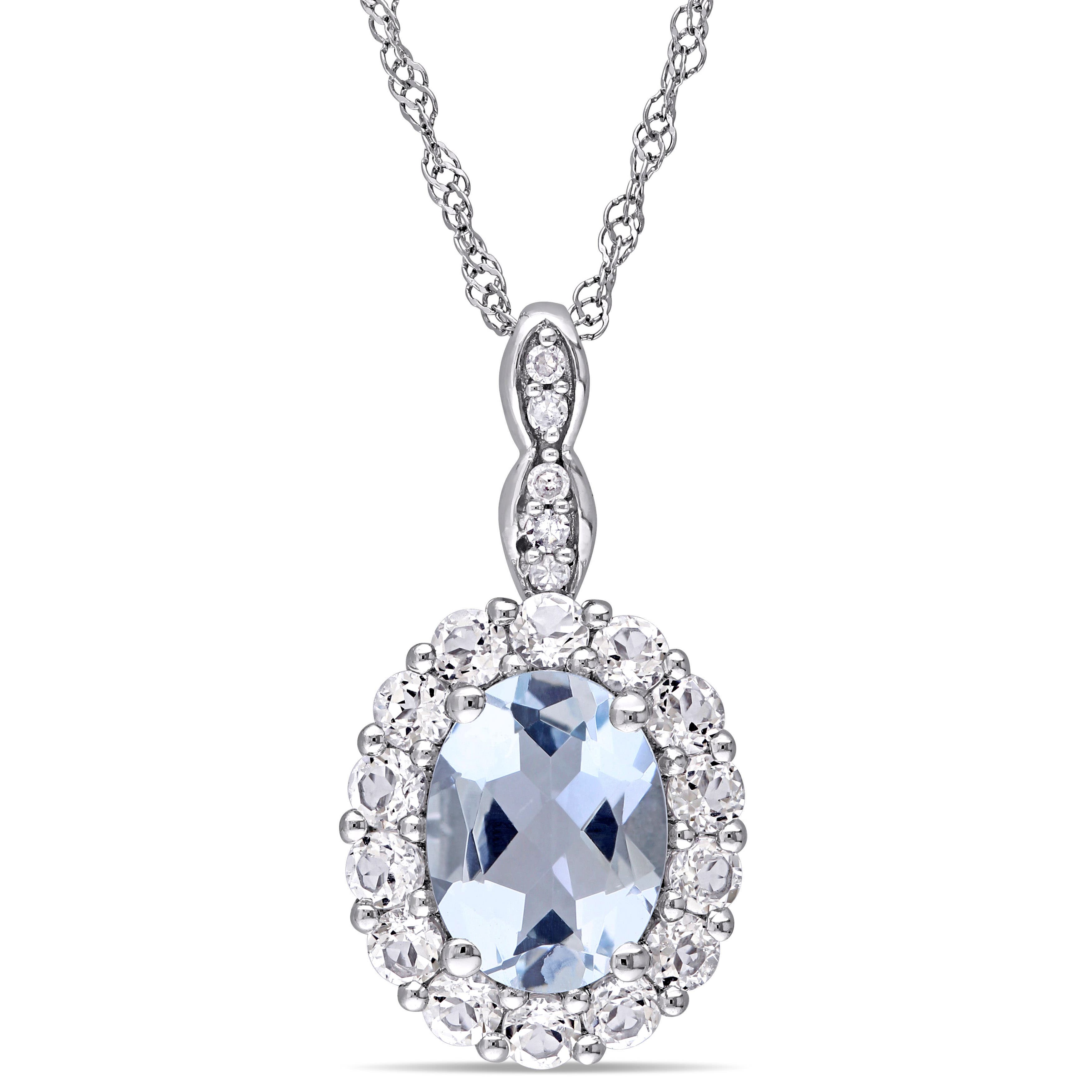 Aquamarine/White Gold
