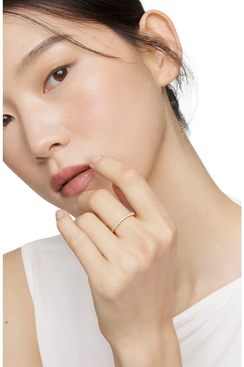 2mm Cable Pavé Band Ring, Alternate, color, 18K YELLOW GOLD