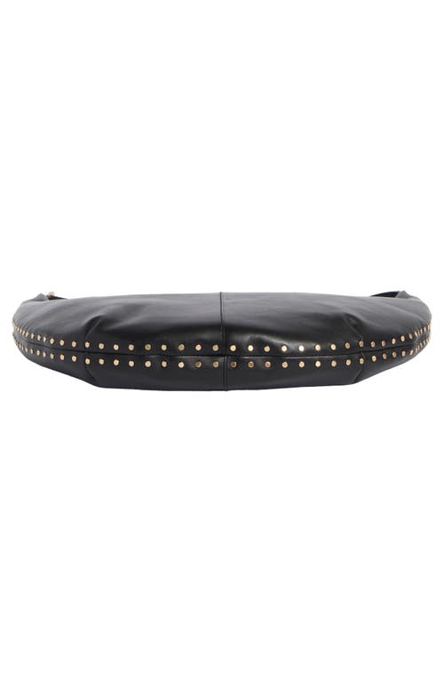 Madewell Essentials Curve Leather Shoulder Bag In Black