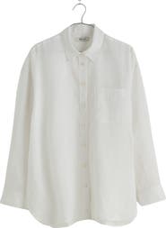 Madewell The Oversized Ramie Button-Up Shirt