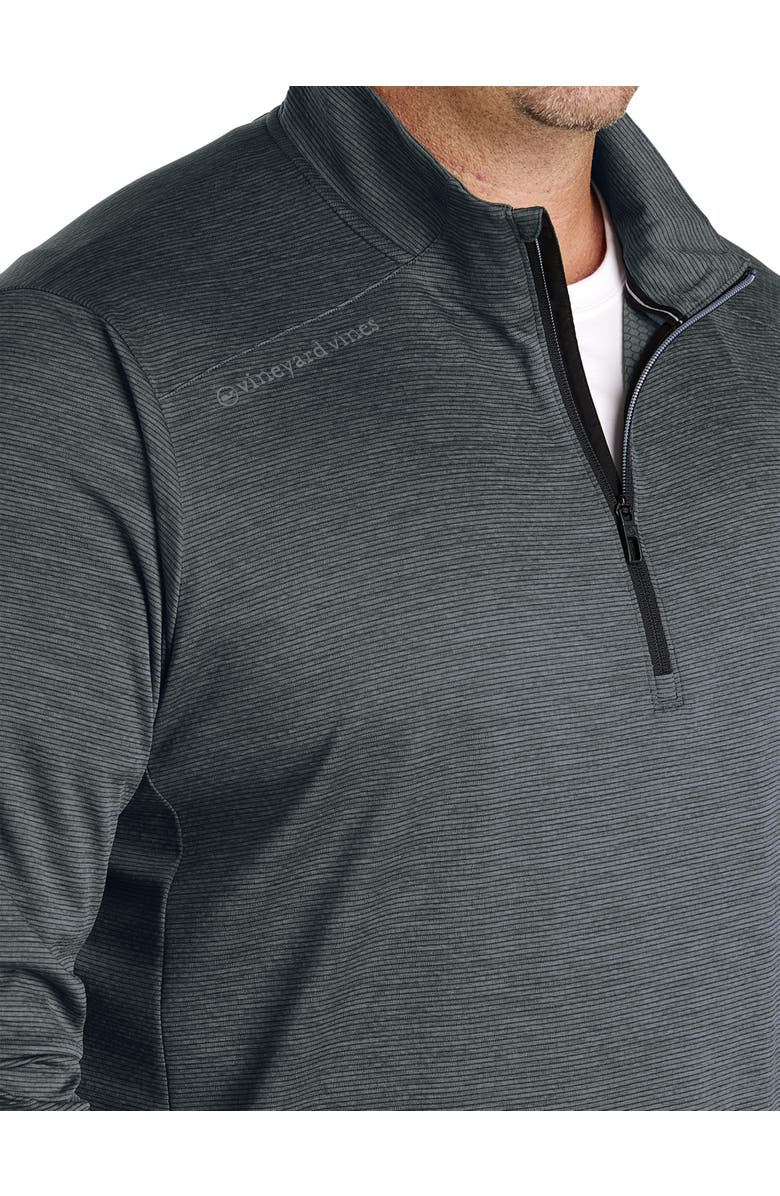 vineyard vines Big & Tall Sankaty 1/4-Zip Pullover, Alternate, color, Jet Black