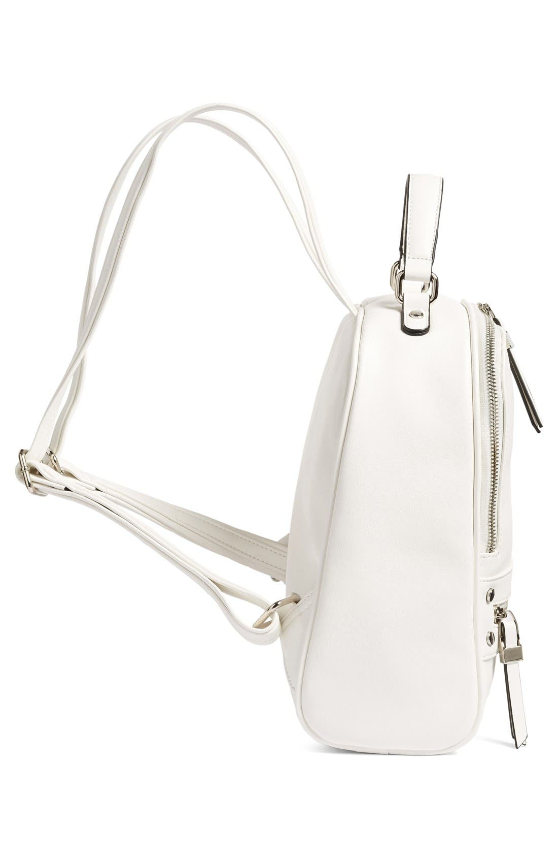 'City' Backpack, Alternate, color, WHITE