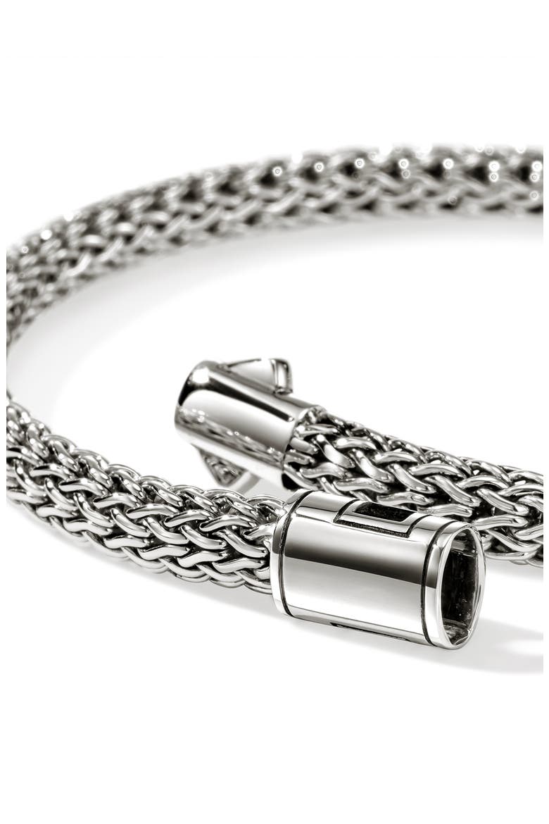Icon Bracelet, 5mm, Alternate, color, SILVER