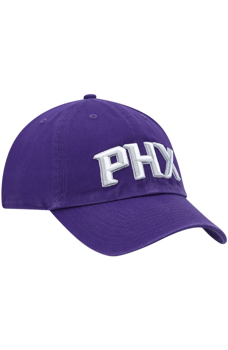 '47 Men's '47 Purple Phoenix Suns Clean Up Wordmark Adjustable Hat, Alternate, color, Purple