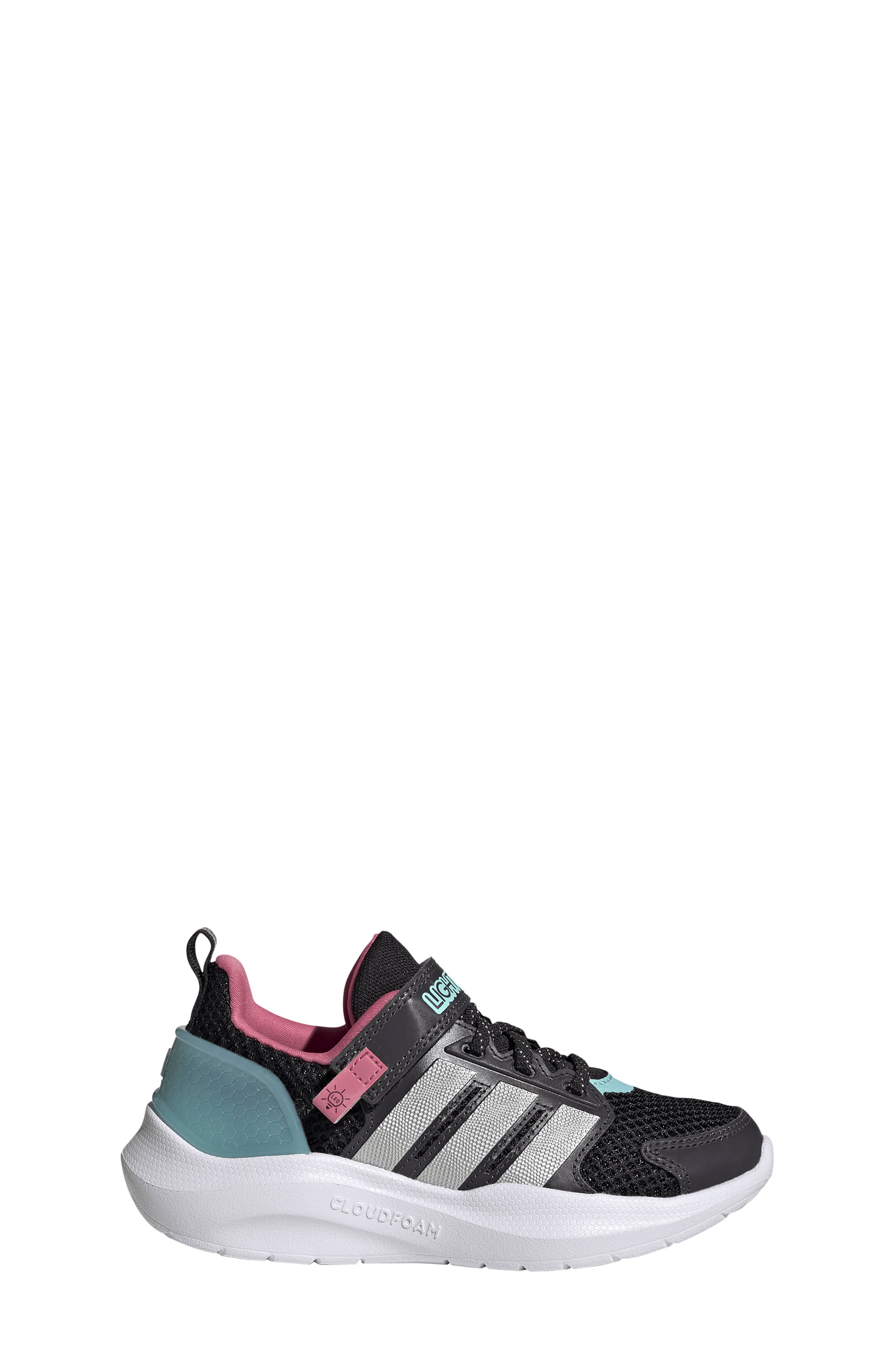 Kids' Lightorama Sneaker, Alternate, color, BLACK/ SILVER/ AURORA BLACK