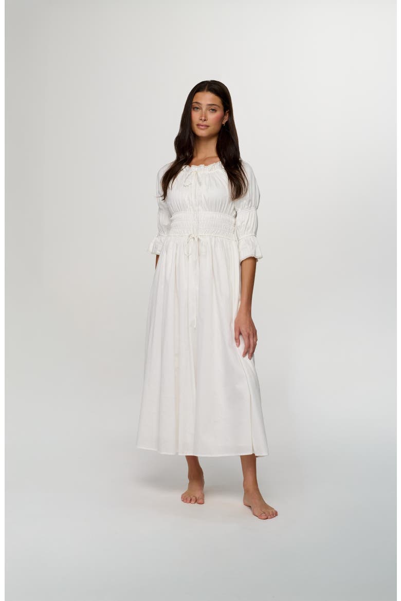 Alma Dress, Main, color, White