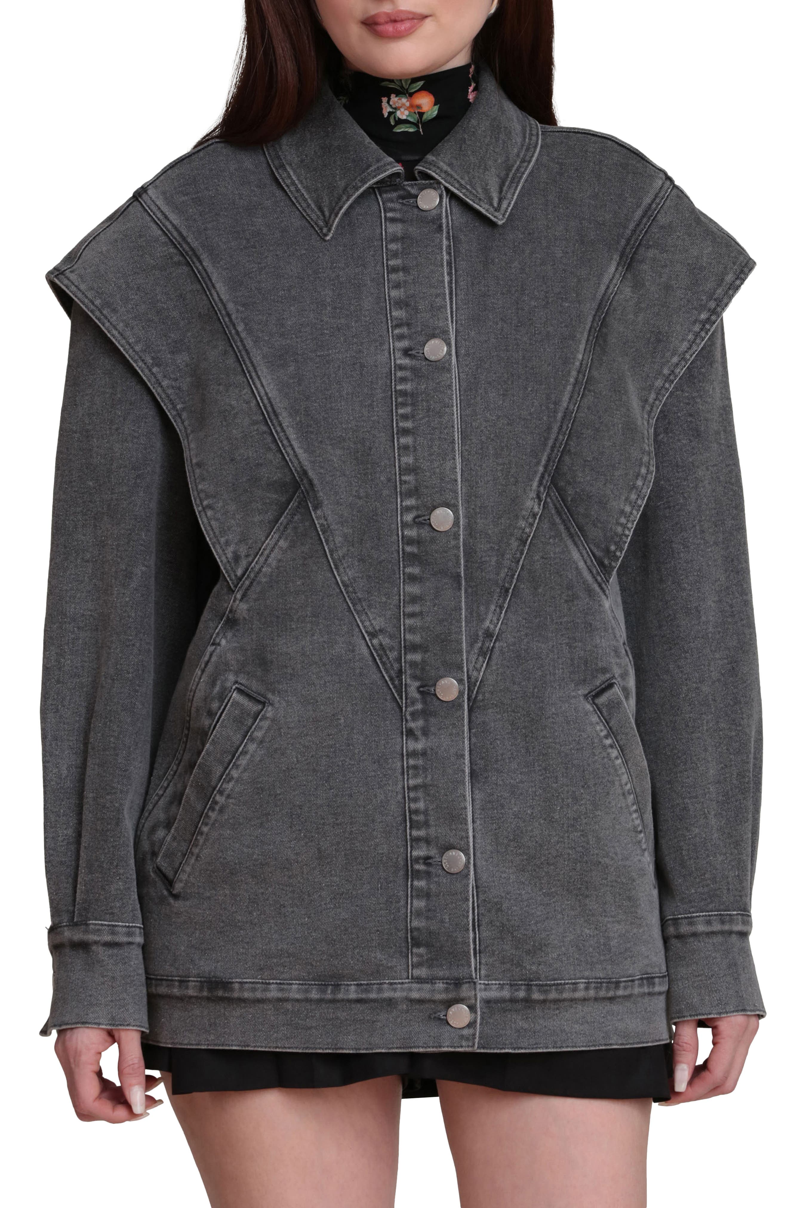 Avec Les Filles Oversize Seamed Jacket