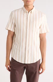Original Penguin Stripe Cotton Button-Up Shirt