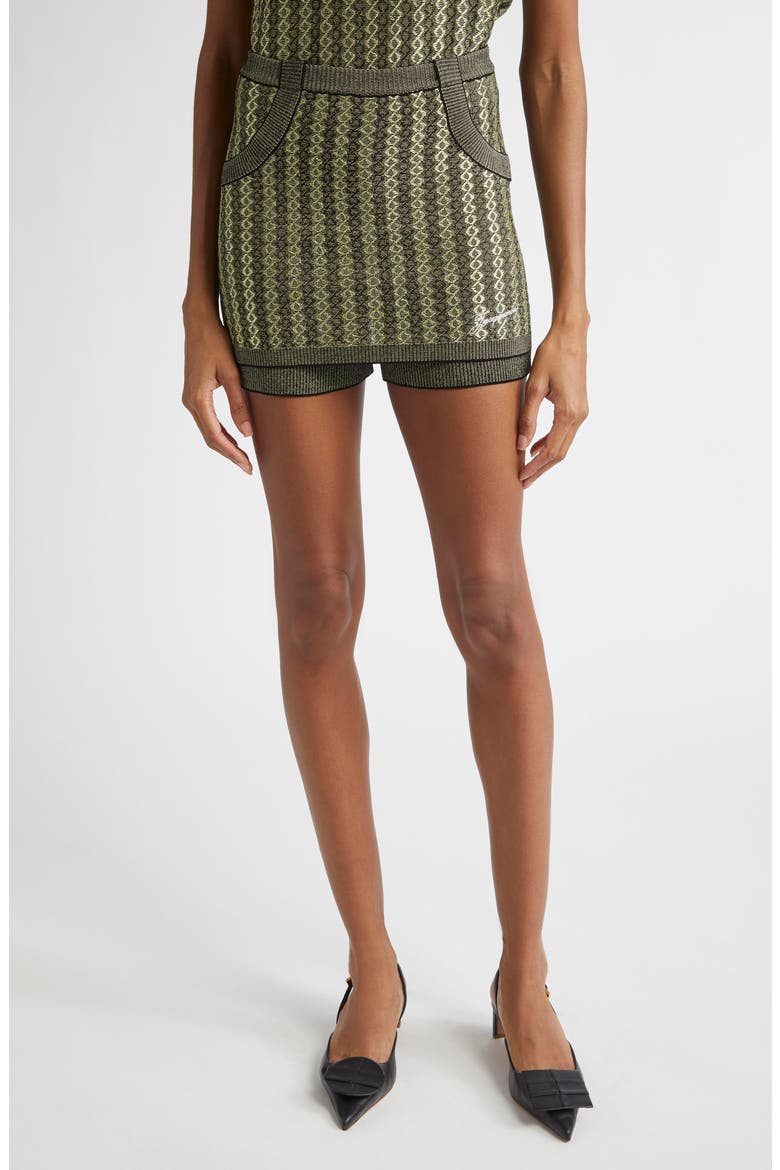 La Culotte Marino Knit Skort, Main, color, MULTI-BLACK