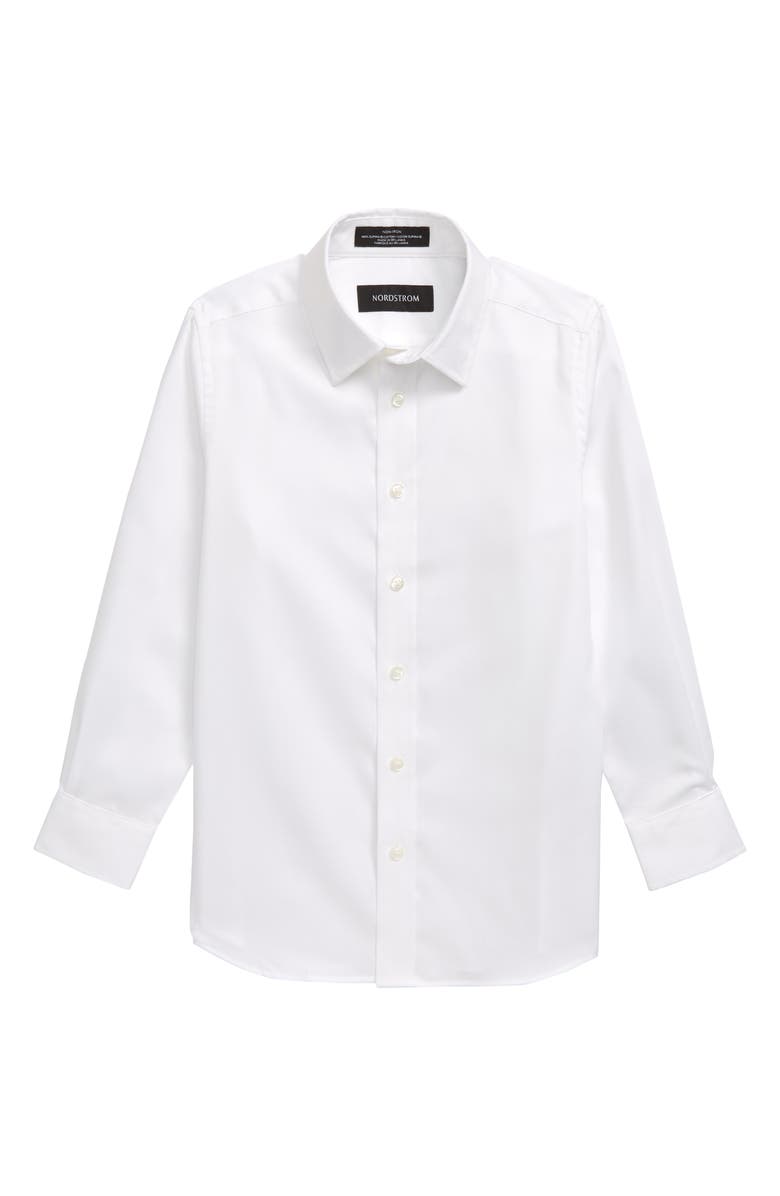 Nordstrom Solid Dress Shirt, Main, color,